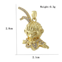 Breloques en cuivre mignonnes en gros, breloques DIY en forme d'étoile et de poivron garnies de zirconium pour bracelets et colliers