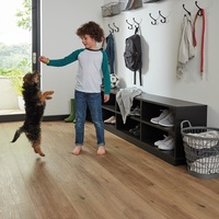Wohnbereich Kunststoffboden 20mil Nutzschicht Klicksystem Holz-SPC-Bodenbelag Handgeschabter SPC-Bodenbelag 6mm