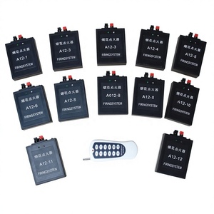 Allumeur électrique ALI AN01-12, télécommande longue portée, 12 canaux, 12 pièces en plastique, système de tir de feux d'artifice à 1 déclencheur pour gâteau - Product Image 1