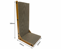 Luxuriöses, klassisches, großes, vertikales, wandmontiertes Katzenklo aus Holz, nicht abfärbend, faltbar, für Hunde, modern, Karton, Halloween