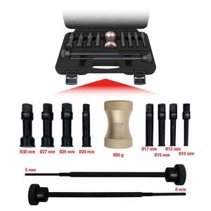 KS TOOLS-660,0009 Juego de extracción de rodamiento interior de precisión Ø 10-30mm (11 uds)-EAN 4042146579442 JUEGOS DE EXTRACTORES - Product Image 2