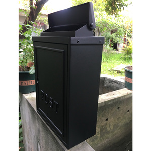 वर्ग पोस्ट पत्र बॉक्स दीवार घुड़सवार कास्ट एल्यूमीनियम मेलबॉक्स letterbox पोस्ट बॉक्स - Product Image 4