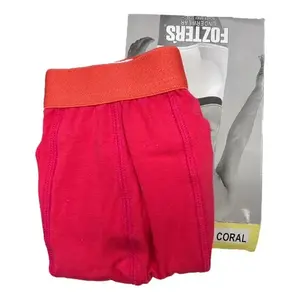 Fozters – Lot de 10 boxers mi-hauts pour homme, 100 % coton tissé respirant, design uni avec ceinture à logo, taille adulte, blanc uni - Product Image 4