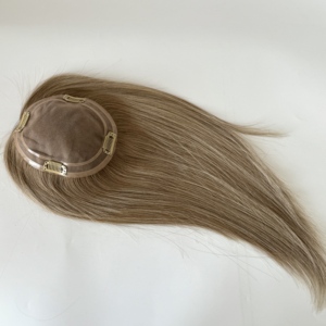 Pelucas de Cabello Natural para Mujer, Mono 5.5*6.5, para Cabello Fino, Color Natural, 130% de Densidad # T8A-P # 8A1001 - Product Image 2