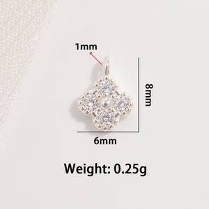 Liontin Daun Anggrek Perak Sterling 925, Penghubung Berbentuk Bunga untuk Pembuatan Perhiasan - Product Image 4