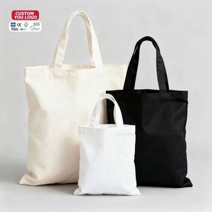 Eco-Friendly Cotton Tote <b>Bag</b> <b>Large</b> Capacity Reusable DIY Shoulder <b>Bag</b> Folding Grocery Handbag Custom Print <b>Canvas</b> Shopping <b>Bag</b> - Product Image 3