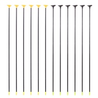 STARCN Flèche à ventouse en fibre de verre 71 cm pour enfants et jeunes, pour la pratique du tir à l'arc, avec embout en caoutchouc souple, conception sécurisée pour l'entraînement