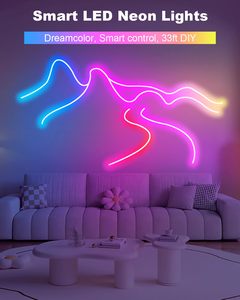 Светодиодная лента <span class=keywords><strong>Smart</strong></span> RGBIC 16,4 фута, совместима с Alexa/Google Assistant, синхронизация с музыкой через приложение/пульт ДУ для спальни, DIY-проекты - Product Image 5