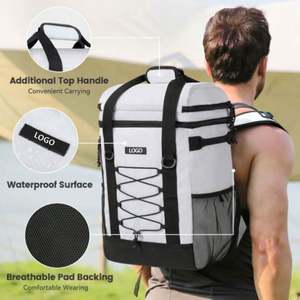 Bolsa Térmica para Alimentos, Cerveza y Vino, de Gran Capacidad, Reutilizable, Multifuncional, a Prueba de Fugas, con Logotipo - Product Image 4