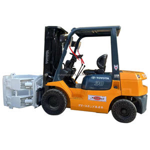 Carretilla elevadora usada Toyota 7fd50 3ton <span class=keywords><strong>4ton</strong></span> 5ton Carretilla elevadora original de Japón con motor original de Toyota - Product Image 1