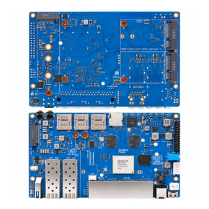 Carte de développement de routeur HT Banana Pi BPI-R4 MT7988A Filogic 880 4 Go DDR4 8 Go eMMC 2 ports SFP 10G 4 ports Ethernet Gigabit Wi-Fi 7 - Product Image 1