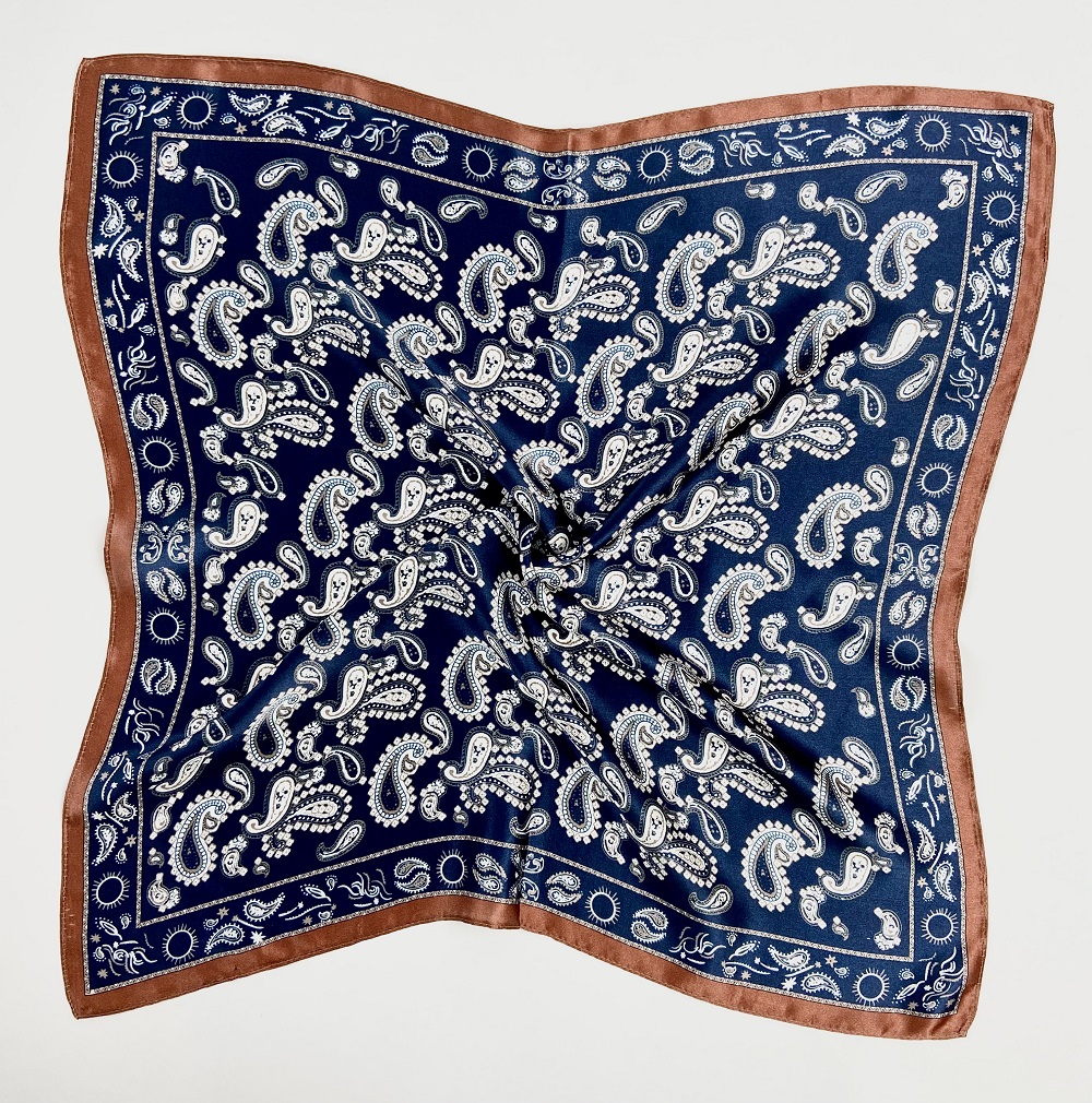 Лидер продаж, дизайнерский шарф с принтом кешью, Модный шарф-тюрбан для шарфа из 100% натурального шелка