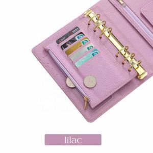 易和畅销6环A6卵石皮革宽松飞叶，用于带卡槽的文件组织 & 弹性笔环 - Product Image 5