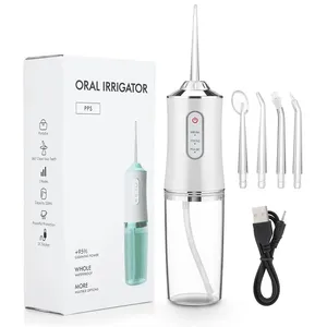 Doméstico Portátil Recarregável Waterflosser Irrigador Ultrasonic Tooth Cleaner Água Flosser