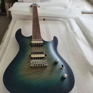 <span class=keywords><strong>Guitarra</strong></span> Eléctrica de Alta Calidad con Pastilla Profesional, Cuerpo de Caoba y Mástil de Arce - Product Image 1
