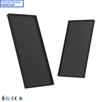BTE desain baru OEM Panel surya hemat biaya pemanas air pelat datar kolektor surya dengan bahan pipa tembaga