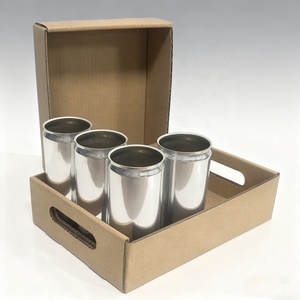 <span class=keywords><strong>Custom</strong></span> Reciclável Latas Garrafas Ondulado Embalagem Display Box Impresso Eco-Friendly Bandejas De Papelão para Uso De Varejo e Envio - Product Image 3