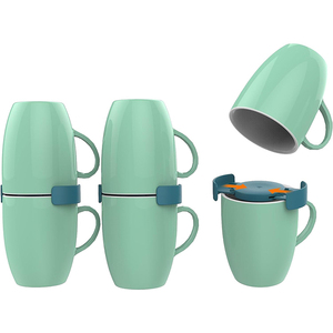 6 pack boîte de rangement pour tasses à café, étagère de rangement pour armoires de cuisine étagère de rangement pour tasses à café et empileur de tasses à thé - Product Image 6
