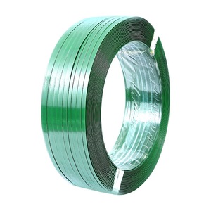 Fleje de Plástico Verde para Mascotas, 0.8mm, 400mm de Diámetro Exterior, Grado Industrial, para Embalaje de Cajas de Madera - Product Image 1