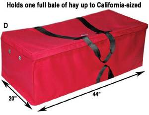 Muestra Gratuita, Bolsa de Almacenamiento de Heno para Caballos, Resistente, de Alta Capacidad, Resistente al Desgaste, para Uso Ecuestre al Aire Libre - Product Image 3