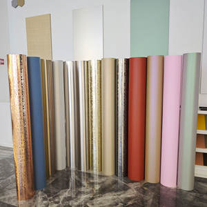 William Morris Rouleaux de papier peint moderne à carreaux <span class=keywords><strong>Film</strong></span> décoratif en PVC beige pour salon, hôtel Rouleau imperméable Petg pour salle de bain - Product Image 3