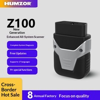 Sistema de Diagnóstico Completo para Vehículos Z100, Detector de Fallas de Automóviles, Versión Móvil 9, Funciones Especiales OLIVER, Compatible con Automóviles para Comercio Exterior