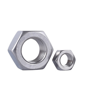 น็อตหกเหลี่ยมสแตนเลส 304 เกรด A ขนาด M6 M8 สำหรับงานก่อสร้าง - Product Image 1