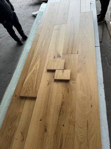 Stile industriale bianco rovere costruito <span class=keywords><strong>pavimento</strong></span> rustico in legno rettilineo Multi-strato <span class=keywords><strong>pavimento</strong></span> in vero legno per soggiorno - Product Image 2