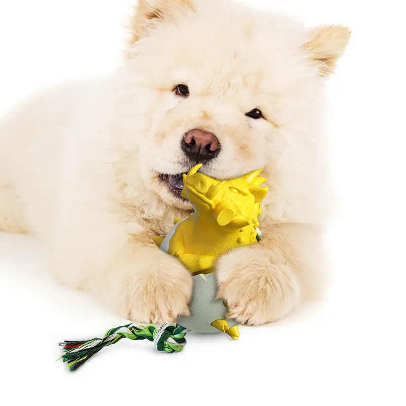 ธรรมชาติเกรดอาหารยาง Boar ไข่สุนัข Molar Stick Chew สุนัขแปรงสีฟันสัตว์เลี้ยง Chew ของเล่น