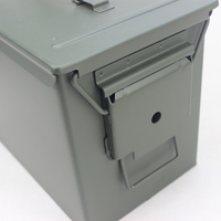 Boîte de rangement de munitions étanche en métal professionnel M1A1 M2A2 30 CAL 50 CAL Munitions Case