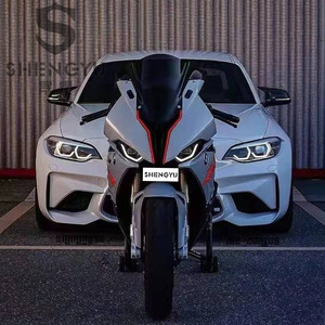 Kit carrosserie comprenant un pare-chocs avant avec lèvre arrière d'échappement pour <span class=keywords><strong>BMW</strong></span> série 2 F22 F23 14-18 modifié au style M2C Fitment - Product Image 6