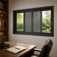 Ventana Corredera de Aluminio HUACAI, Profundidad del Marco de 115 mm, Perfil Delgado para un Aspecto Moderno