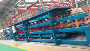 สายการผลิตแผ่นผนังหลังคาแซนวิชแบบต่อเนื่องตามสั่งจากโรงงาน เครื่องทำแผ่นแซนวิช PU - Product Image 4