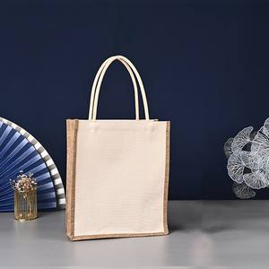 Borsa della spesa in iuta personalizzata XP-Promos all'ingrosso con logo per pubblicità promozionale - Product Image 4