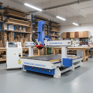 Blue Elephant CNC 1325 1530 ATC 4 axes, routeur à <span class=keywords><strong>bois</strong></span> 3D, machine de sculpture pour le <span class=keywords><strong>bois</strong></span> et le mousse, pour la fabrication d'éléments romains - Product Image 1
