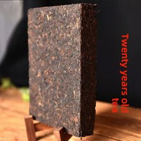 Vente en gros de briques de thé Pu-erh mûr du Yunnan 2010, 1000g, vieilli, pour la perte de poids, détoxifiant, ventre plat, OEM/ODM, marque privée