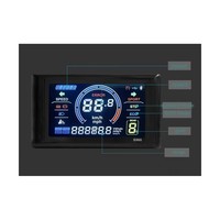 Affichage Compteur Instrument de Contrôle de Vitesse LCD Couleur S966 pour Vélo Scooter Électrique VTT à Bon Marché