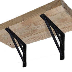 Zware Metalen Wandgemonteerde Drijvende Aanrechtblad Beugel Ijzeren Materiaal Voor Open Haard Kast - Product Image 2