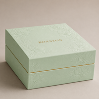 Boîte d'emballage pour crème contour des yeux, personnalisée, en gros, en deux parties, avec couvercle et base, imperméable, avec laminage mat et doublure en éponge, taille personnalisée