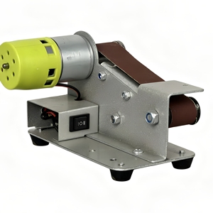 Ponceuse à bande électrique plate, mini-meuleuse multifonctionnelle, machine de polissage intégrée spécifique au travail du bois - Product Image 1