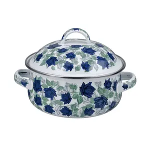 Baking Dish Porcelain Set European Enamel Coated Cast Iron Cookware