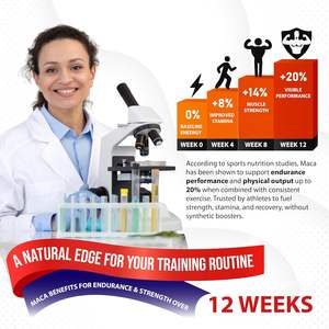 Extracto orgánico de raíz de maca y cromo de etiqueta privada OEM ODM, suplementos herbales, ingredientes naturales, cápsulas de Maca que aumentan la energía - Product Image 2