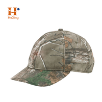 Gorra de béisbol de camuflaje bordada plana personalizada de 6 paneles al por mayor para exteriores