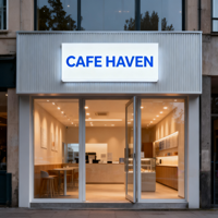 Boîte lumineuse publicitaire LED extérieure personnalisée, panneau lumineux en acrylique à haute luminosité pour les magasins et les entreprises