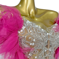 Sexy Sequin Dos Nu Corset Top A Line Jupes 2 Pièces Ensembles Femmes Robe de Spectacle Costume de Festival Dîner Robe de Nuit Tenue de Boîte de Nuit