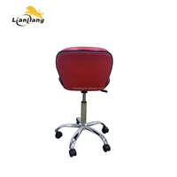 Chaises de poker rouge pour table, avec 5 roues, hauteur réglable, vente d'usine en chine,