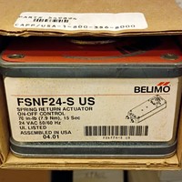 Fsnf24s Us Spring Return Damper Actuator 24v Mpn Baru Asli Original Spot Plc