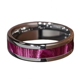 Anillos De Acero Inoxidable 8mm Amethyst High-Grade Male Stainless Steel <b>Ring</b> Titanium Wedding <b>Ring</b> 8mm Stainless Steel <b>Ring</b> - Product Image 5