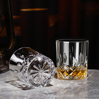 Tequila mexicaine 1.8OZ verre à liqueur à l'ancienne tasse à whisky Base lourde gravé décoratif diamant verres expresso Bar fournitures