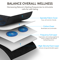 Tapis PEMF sans fil, chaise de thérapie magnétique pour le bien-être général, le stress, la relaxation et un niveau d'énergie amélioré